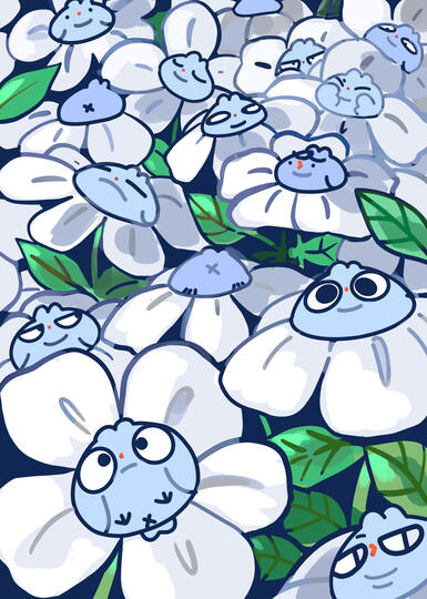 More flower